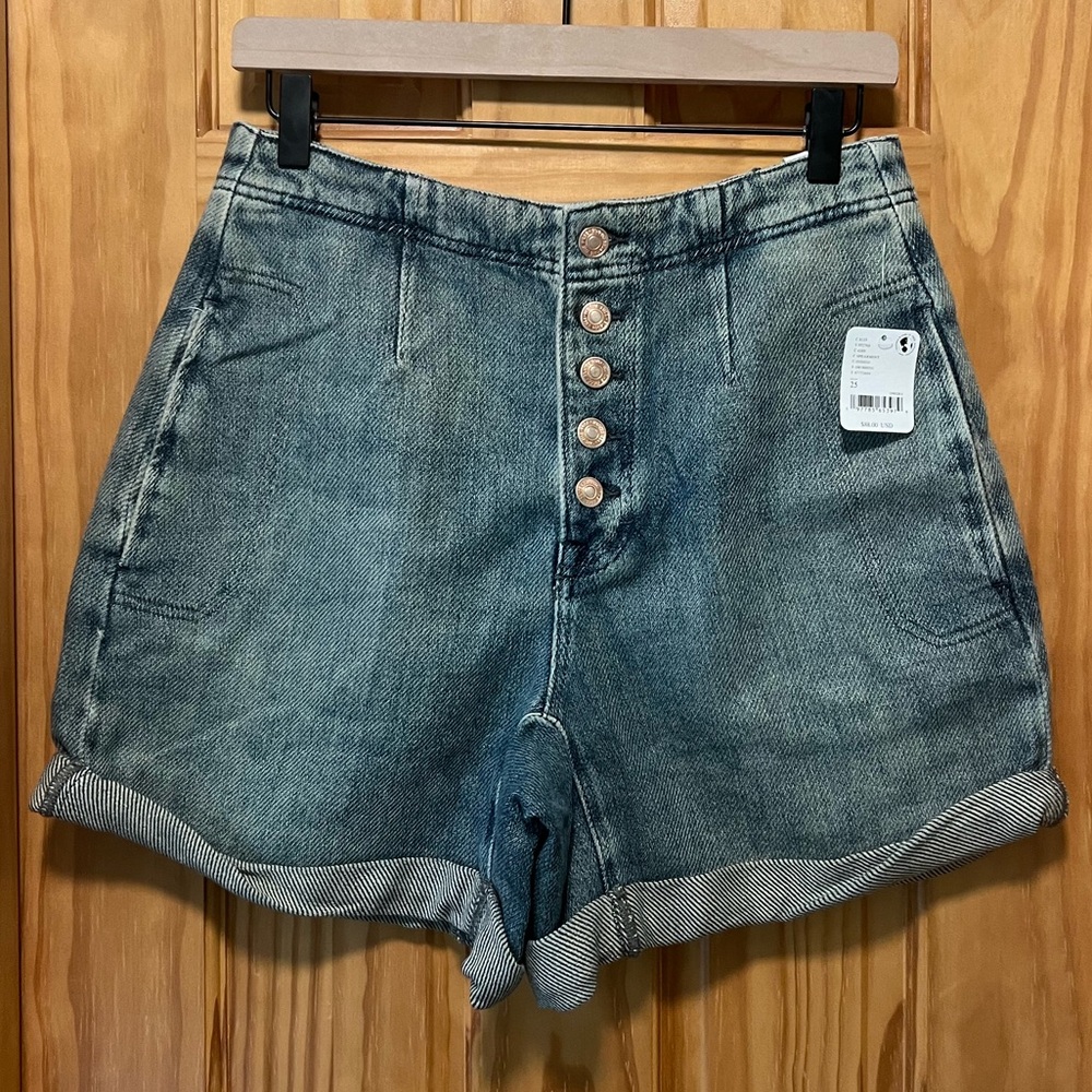 Free People Denim Shorts